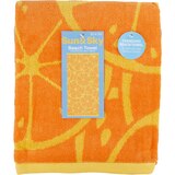 Sun & Sky Beach Towel, Orange & Yellow Citrus, 31 x 61 in, thumbnail image