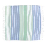 Sun & Sky Hammam Beach Blanket, Green Stripe, 60 x 60 in, thumbnail image