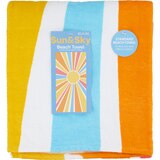 Sun & Sky Beach Towel, Sunshine, 31 x 61 in, thumbnail image
