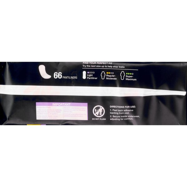 CVS Health 2-in-1 Panty Liners, 66 CT