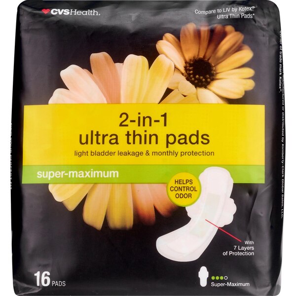 CVS Health Ultra-Thin Super/Max, 16 CT