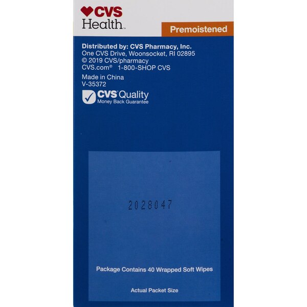 CVS Health Premoistened Microfiber Lens Wipes