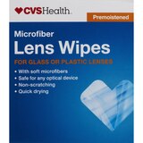 CVS Health Premoistened Microfiber Lens Wipes, thumbnail image