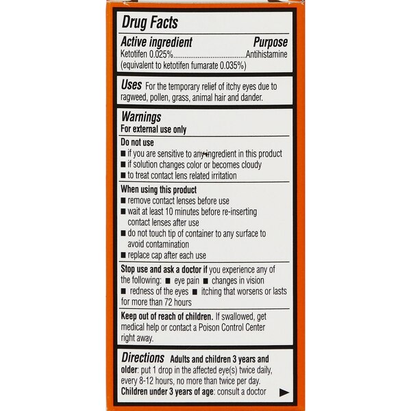 CVS Health Eye Itch Relief- Ketotifen Fumarate Ophthalmic Solution, 0.035%, 0.17 fl oz