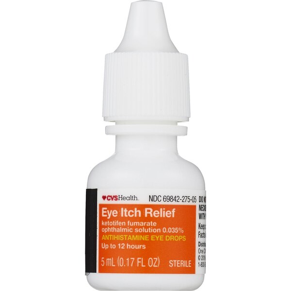 CVS Health Eye Itch Relief- Ketotifen Fumarate Ophthalmic Solution, 0.035%, 0.17 fl oz