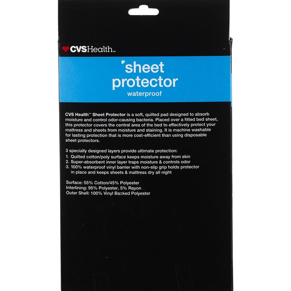 CVS Health - Protector impermeable para sábanas