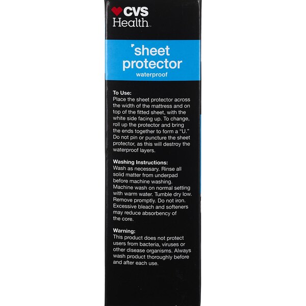 CVS Health - Protector impermeable para sábanas