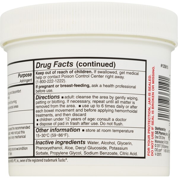 CVS Health Medicated Pads for Hemorrhoidal Relief