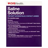 CVS Health Saline Solution for Soft Hydrophilic Contact Lenses, 12 OZ, Twin Pack, thumbnail image