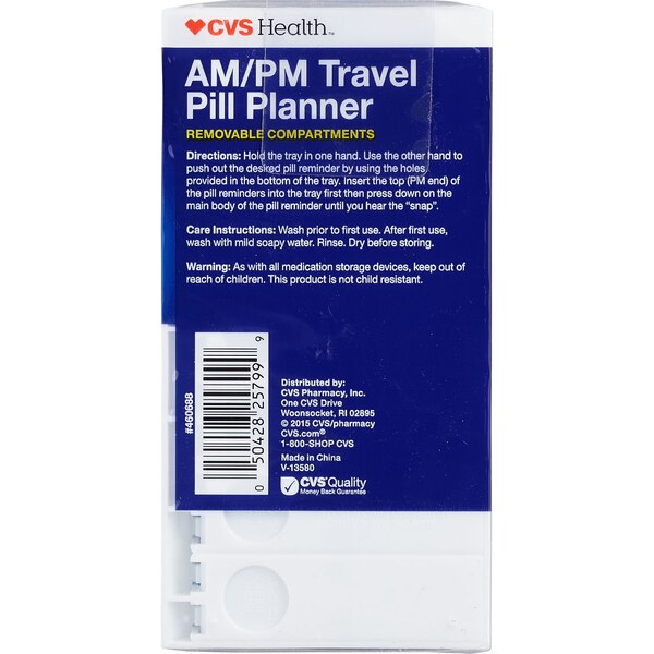 CVS Health AM/PM Travel Pill Planner