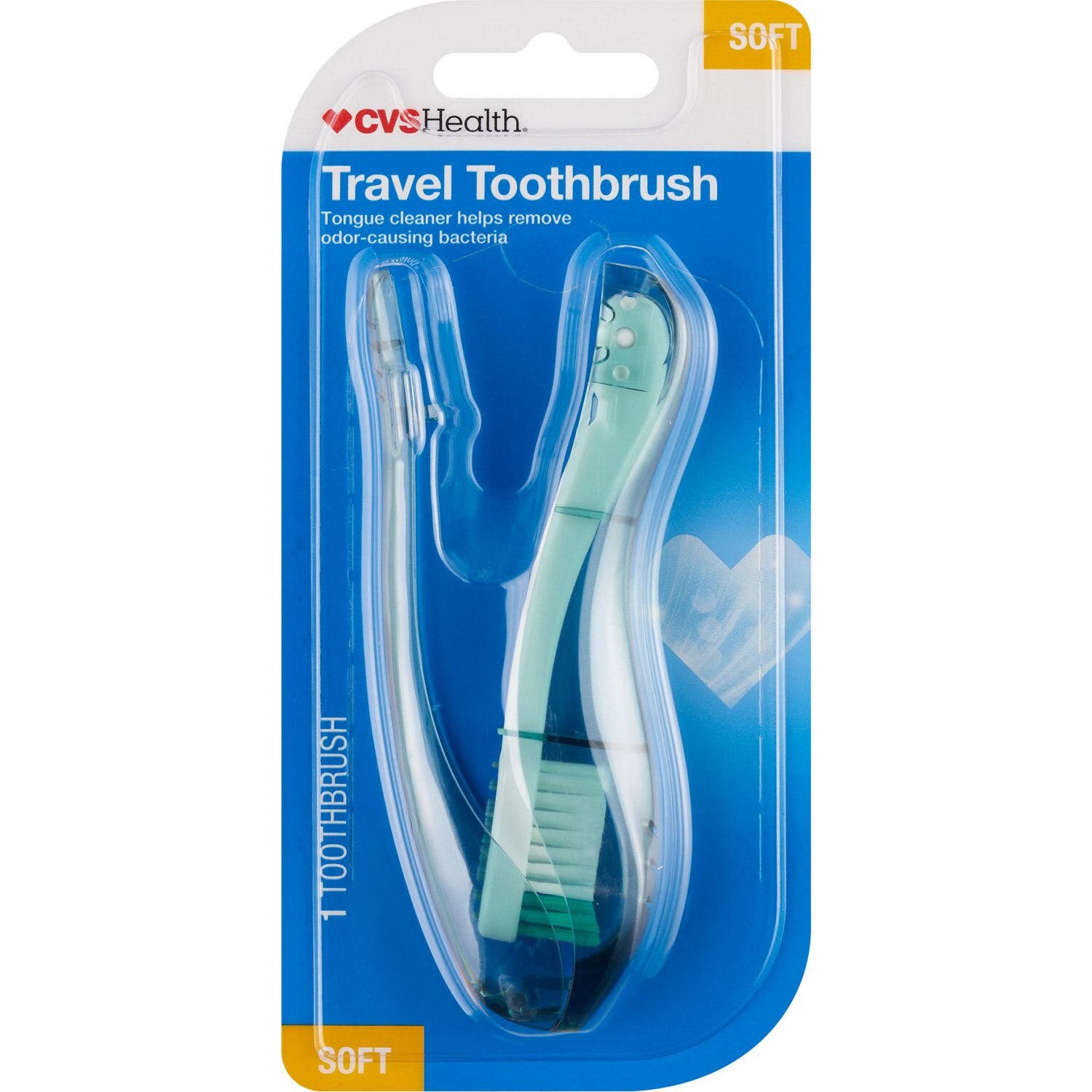 CVS Folding Travel Toothbrush image.