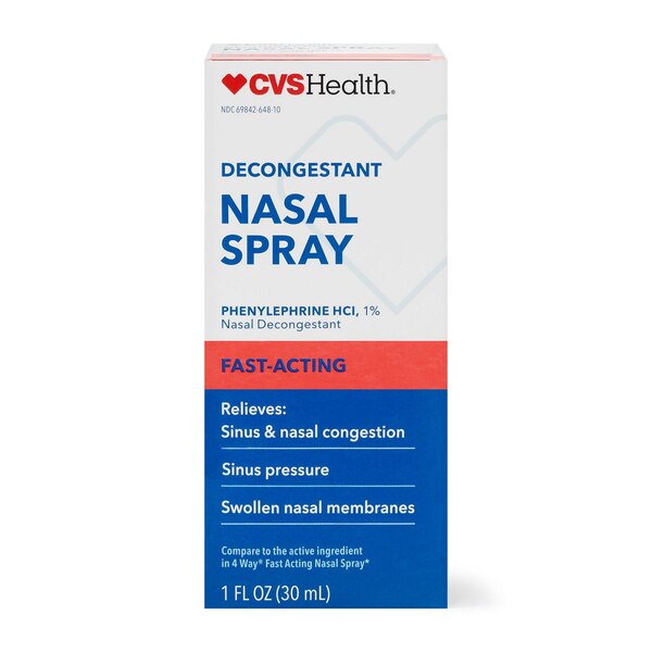 CVS Health Multi-Symptom Decongestant Nasal Spray, 1 OZ