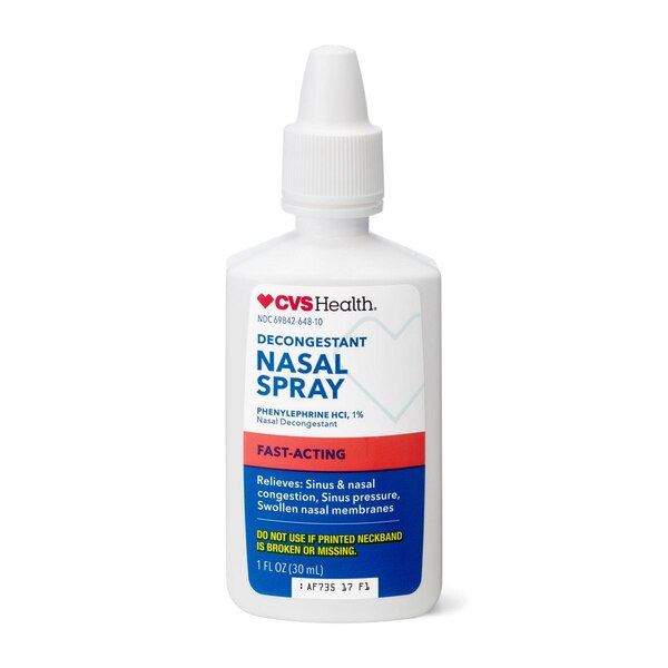 CVS Health Multi-Symptom Decongestant Nasal Spray, 1 OZ