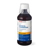 CVS Health Cough and Congestion Relief Liquid, Raspberry, 8 OZ, thumbnail image