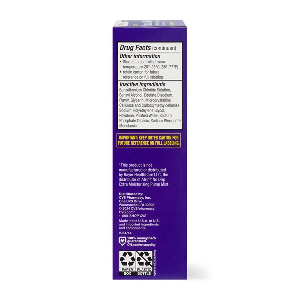 CVS Health 12HR No Drip Nasal Mist, 0.5 OZ