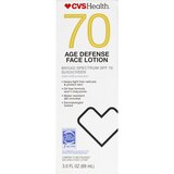CVS Health Age Defense Broad Spectrum Sunscreen Face Lotion SPF 70, 3 OZ, thumbnail image 2 of 5