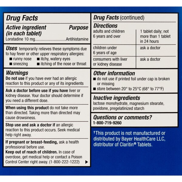 CVS Health 24HR Non Drowsy Allergy Relief Loratadine Tablets