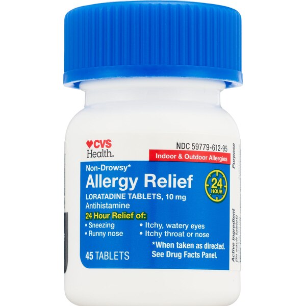 CVS Health 24HR Non Drowsy Allergy Relief Loratadine Tablets