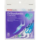 CVS Health Orthodontic Floss Picks, 35 CT, thumbnail image