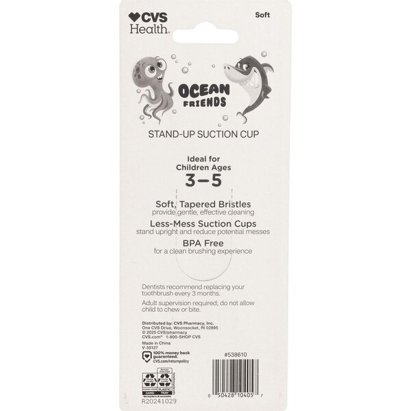 CVS Health Preschool Toothbrush, Ocean Friends, 2 CT