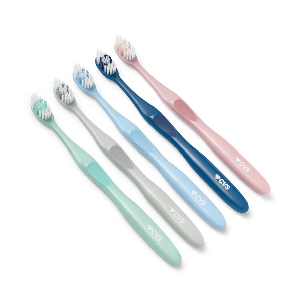CVS HEALTH Manual Toothbrush Value Pack, Soft,10 CT