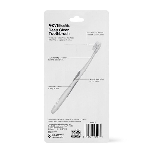 CVS HEALTH Manual Toothbrush Value Pack, Soft,10 CT