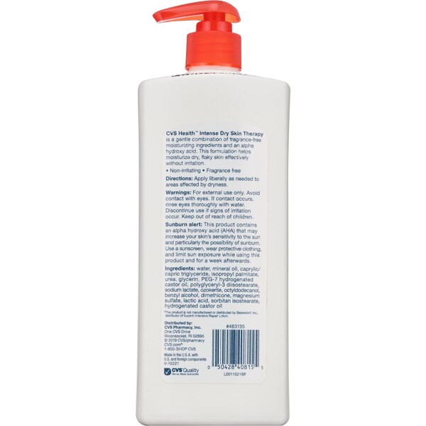 CVS Health Dry Skin Therapy - Loción de reparación profunda para piel seca