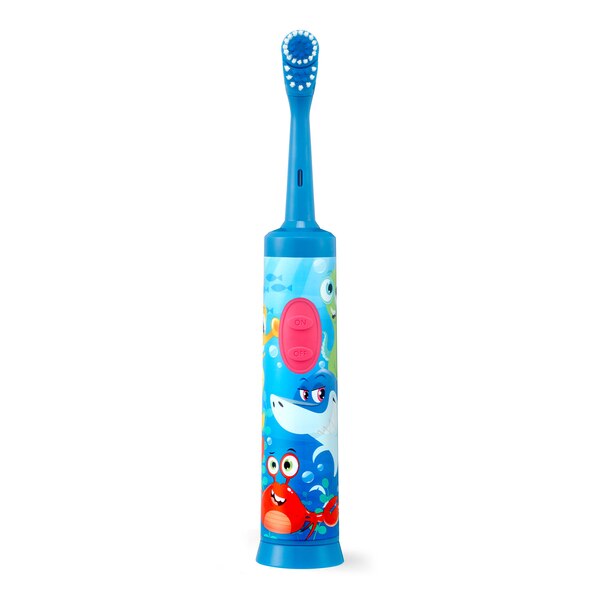 CVS Health Kids Battery Power Toothbrush, Ocean Friends, Extra Soft