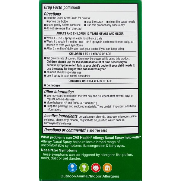 CVS Health Fluticasone Propionate Nasal Spray, USP 50mcg