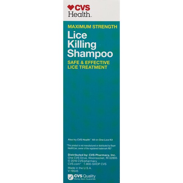 CVS Health Lice Killing Shampoo, Maximum Strength, 6 OZ