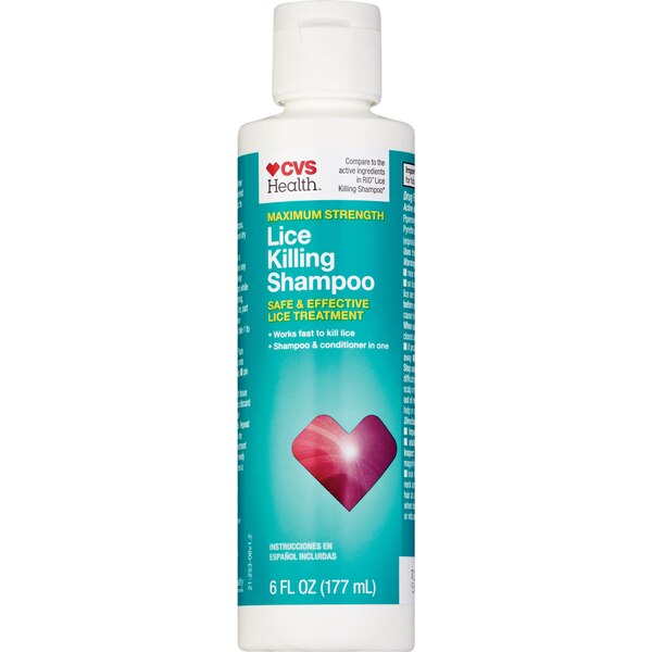 CVS Health Lice Killing Shampoo, Maximum Strength, 6 OZ