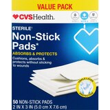 CVS Health Non-Stick Pads Value Pack 2x3", 50CT, thumbnail image