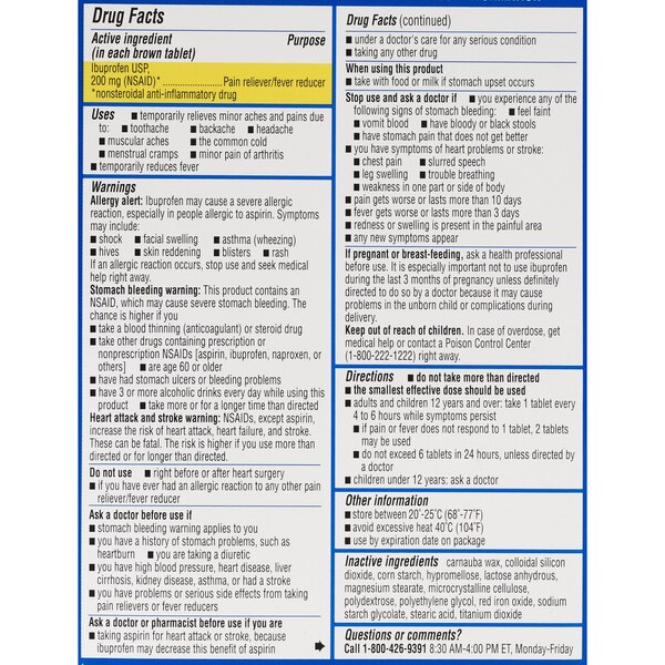 CVS Health Ibuprofen Tablets 200mg Coated