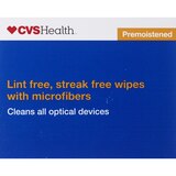 CVS Health Microfiber Premoistened Lens Wipes, 100 CT, thumbnail image