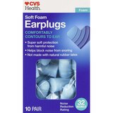 CVS Health Soft Foam Earplugs, 10 Pair, thumbnail image