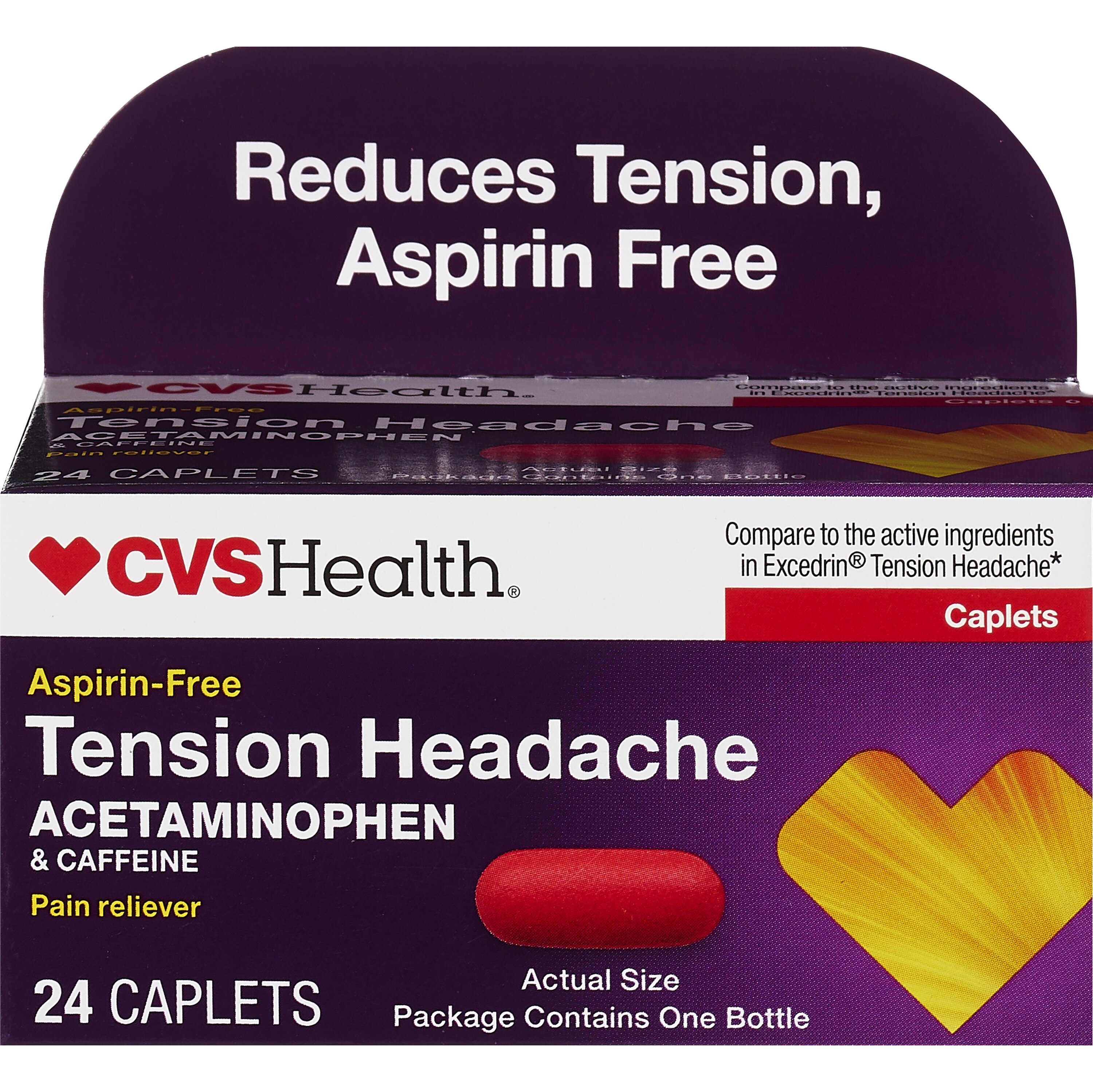 CVS Health, AspirinFree Tension Headache Pain Reliever Caplets Pick