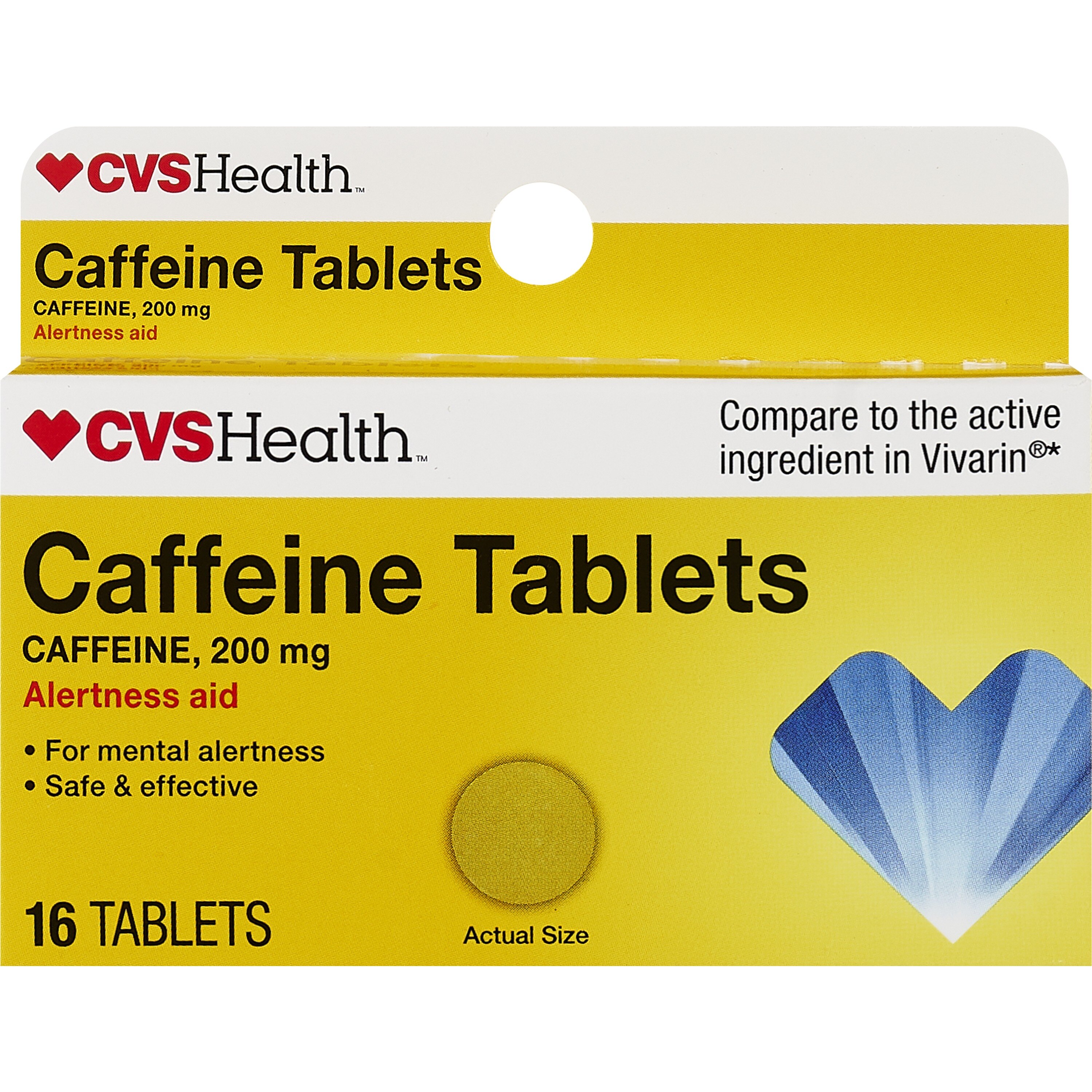 CVS Health Caffeine 200mg Tablets