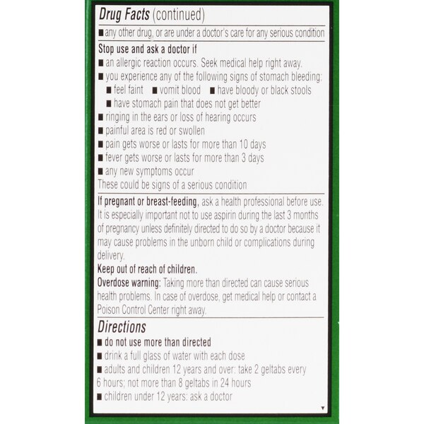 CVS Health Extra Strength Headache Relief Acetaminophen, Aspirin (NSAID) & Caffeine Geltcaps