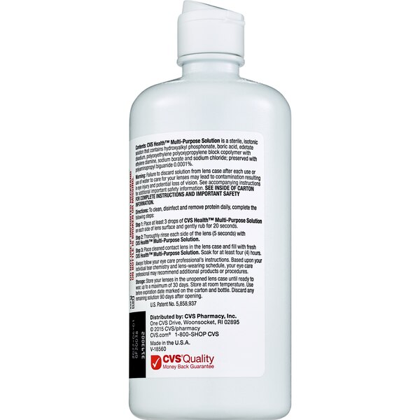 CVS Health Multi-Purpose Solution for Soft Contact Lenses, Twin Pack