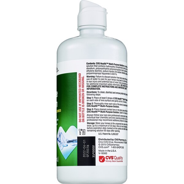 CVS Health Multi-Purpose Solution for Soft Contact Lenses, Twin Pack