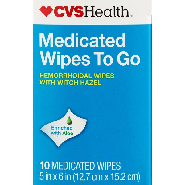 CVS Health Hemorrhoidal Medicated Wipes