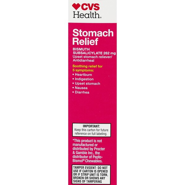 Tabletas masticables para el alivio estomacal CVS Health