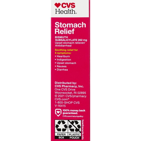 Tabletas masticables para el alivio estomacal CVS Health