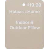 House To Home Indoor/Outdoor Decorative Pillow, 16 x 16 in, thumbnail image