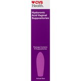 CVS Health Hyaluronic Acid Vaginal Suppositories Formula, 10 CT, thumbnail image