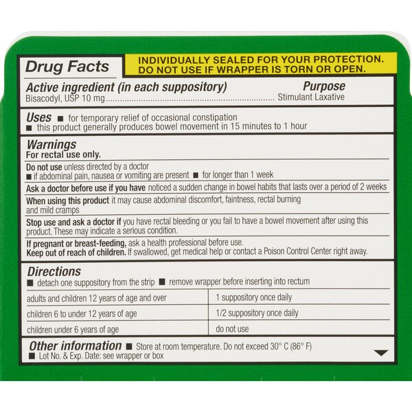 CVS Health Gentle Laxative Suppositories