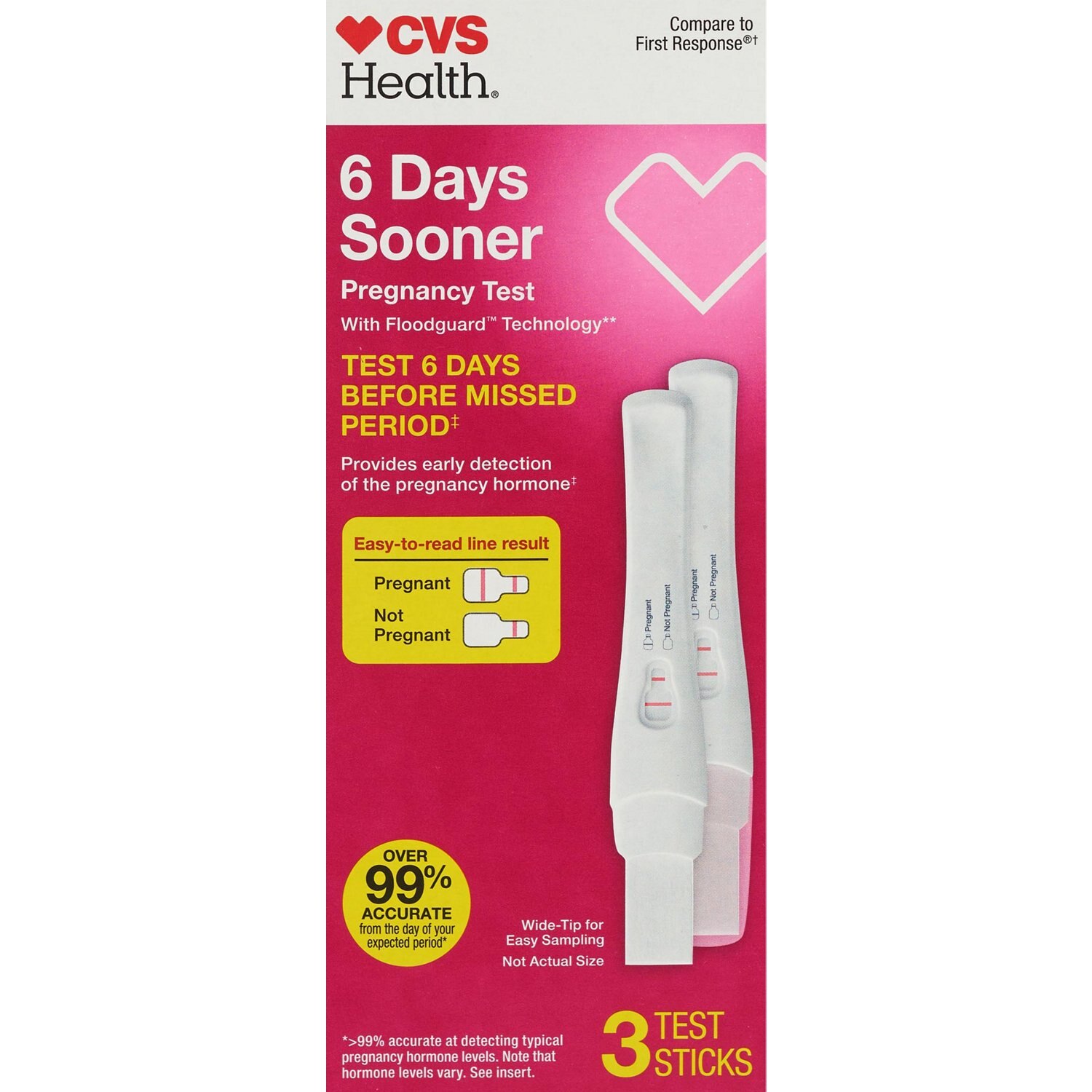 CVS, 6 Days Sooner Pregnancy Test image.