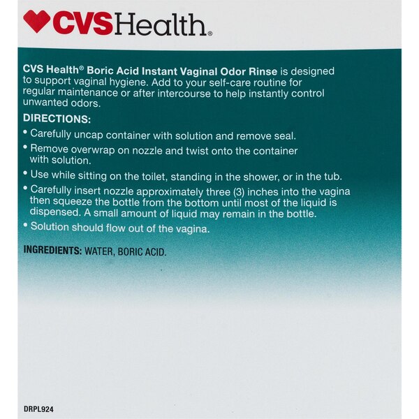 CVS Health Boric Acid Instant Vaginal Odor Rinse, 6 OZ