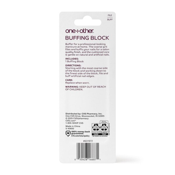 one+other Buffing Block