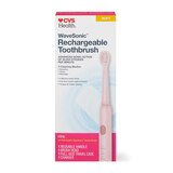 CVS Wave Sonic Rechargeable Toothbrush, Dusty Rose, thumbnail image